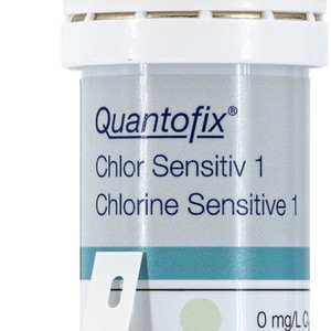 Bandelettes de test semi-quantitatives Quantofix pour chlore, sensibles, 0,1-10 mg/L Cl2, 100 unités - Product Image 2