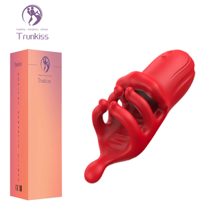 남자의 새로운 전기 자위대 성인 용품 성인 장난감 10 주파수 진동 혀 핥기 섹스 토이 자위 - Product Image 1