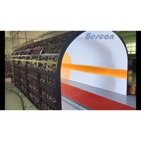BESCAN P2.5 led tunnel de temps 3D Creative Full Color HD Incurvé Led Vidéo Mur Écran D'affichage Pour Le Divertissement et Spots scéniques