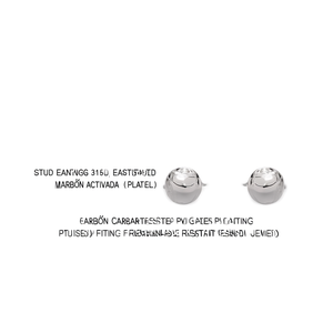Pendientes de Acero Inoxidable 316L con Baño de Oro PVD, Joyería de Moda Sostenible y Resistente - Product Image 2