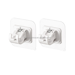 Pas de perceuse tringle à rideau crochet tringle à rideau support de pince tenture murale support adhésif porte rideau télescopique tige crochet <span class=keywords><strong>pour</strong></span> salle de bain - Product Image 1