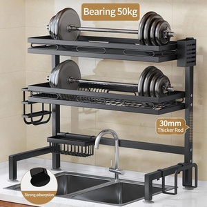 <span class=keywords><strong>Escurridor</strong></span> <span class=keywords><strong>de</strong></span> <span class=keywords><strong>Platos</strong></span> <span class=keywords><strong>de</strong></span> 2 Niveles para Encimera, Soporte para Tabla <span class=keywords><strong>de</strong></span> Cortar, Organizador <span class=keywords><strong>de</strong></span> Utensilios <span class=keywords><strong>de</strong></span> Cocina, Estante para Colgar <span class=keywords><strong>Platos</strong></span> y Tazones - Product Image 4