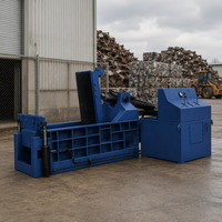 Presse à balles multifonctionnelle durable et facile à utiliser pour le recyclage des déchets plastiques et des rebuts de plastique, à prix abordable, pour usine de traitement des déchets
