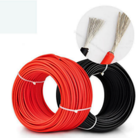 Cable Solar Fotovoltaico XLPE PV1-F DC de un Solo Núcleo y Doble Núcleo, 2.5mm2, 4mm2, 6mm2, 10mm2, 10AWG, 12AWG, 14AWG, con Certificación CE TUV, Precio por Metro