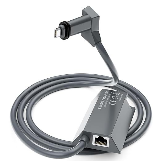 Starlink Gen 2 Ethernet Adapter Cable Satellite Internet Kit V2 Starlink Cable Connect Dish and Router for Starlink Gen2