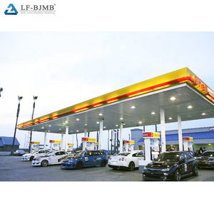 Kinh Tế Không Gian Thép Lợp Nhiên Liệu Trạm Xăng Tán Trạm Xăng Xây Dựng - Product Image 2