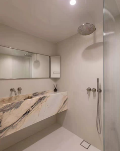 Mármol <span class=keywords><strong>Rosa</strong></span> Ahumado Fácil de Limpiar para Piso de Baño y Cubierta de Mesa de Comedor, <span class=keywords><strong>Piedra</strong></span> Natural Resistente a los Arañazos - Product Image 3