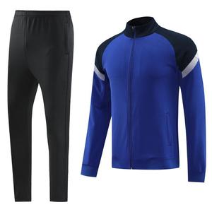 Ensemble de survêtement vintage à manches longues et <span class=keywords><strong>fermeture</strong></span> <span class=keywords><strong>éclair</strong></span> intégrale pour hommes et femmes, imprimé léopard, automne-hiver, veste 100% - Product Image 3