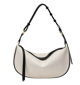 กระเป๋าสตรีทันสมัยและเรียบง่าย กระเป๋าสะพายไหล่และกระเป๋าใต้วงแขนผ้าแคนวาสแบบใหม่ กระเป๋าช้อปปิ้งอเนกประสงค์ขนาดใหญ่แบบลำลอง - Product Image 3