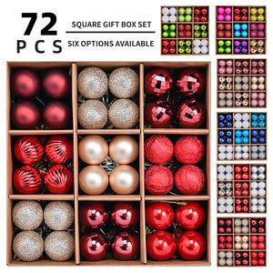 2025 usine nouvelle conception de haute qualité boule de noël suspendue étanche ensemble de boules de noël de haute qualité pour la fête - Product Image 4