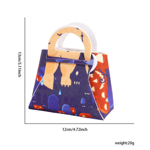 Sacchetto di feltro decorativo di <span class=keywords><strong>Halloween</strong></span> borsa di caramelle con stampa strega di zucca borsa Tote di <span class=keywords><strong>Halloween</strong></span> <span class=keywords><strong>per</strong></span> bambini - Product Image 4