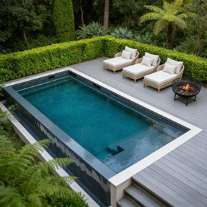 Mosaico de plástico para piscinas inflables - sofás de juegos acuáticos de PVC con piscina, contenedor de 40 pies, piscina - Product Image 3