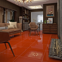 Carrelage de sol poli 60x60, porcelaine polie 600x600, carrelage rouge poli
