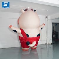 Publicité personnalisée Mascotte gonflable Vache gonflable Vache laitière Animal de dessin animé Personnage d'anime