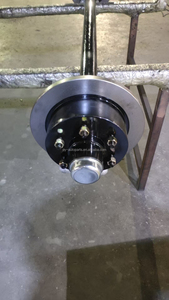Nouvel ensemble d'essieux électriques ronds 5200-6000 Lbs, 5 ou 6 goujons, en acier noir, personnalisé, conformité OE, charge utile maximale 3500 Lbs, essieux de remplacement pour remorques - Product Image 5