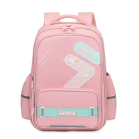 Nouveau sac à dos scolaire Oxford de style britannique, protecteur de colonne vertébrale, réducteur de charge, avec coussin d'air, respirant et imperméable