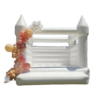 Castillo inflable para saltar, casa de rebote de color amarillo canario de grado comercial