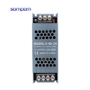 OEM/ODM AC to DC 24V Power Supply Led Driver 60W LED Switching Power Supply For Light Box LED Strip Transformer