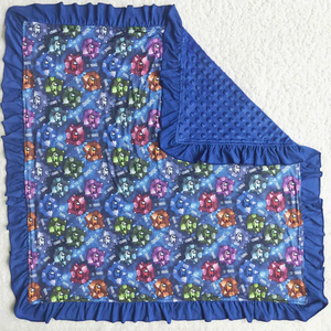 Manta de Astronauta con Dibujos Animados en Color Azul Bebé - Product Image 1