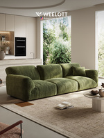 Nouvel ensemble de housses de canapé modulable WEELOTT en velours chenille 2025, anti-griffures, amovible, lavable, avec rembourrage en éponge pour salon