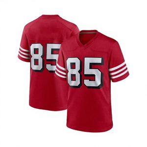 Maillots de football américain pour hommes, séchage rapide, respirants, logo personnalisable, impression sérigraphique, taille XL, vente en gros d'usine - Product Image 3
