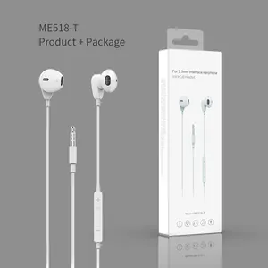 Super September High Quality Wired Earphones 3.5mm Wired Headphone With Mic