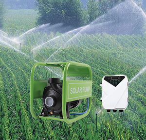 Pompe à eau solaire adaptée 1500W, débit élevé 27m³/h, hauteur de refoulement 21m, pour irrigation agricole et industrielle - Product Image 2