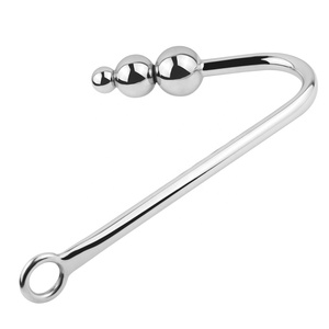 Gancho Anal de Acero Inoxidable Seguro <span class=keywords><strong>para</strong></span> el Cuerpo, Juguete Anal de Metal Hipoalergénico <span class=keywords><strong>para</strong></span> Uso Prolongado, Juego de Bondage y Fetichismo BDSM - Product Image 4