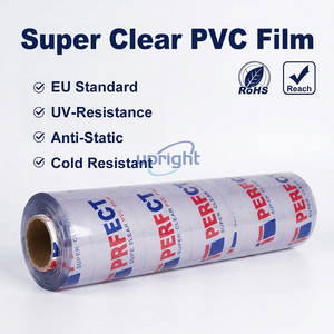 Pellicola in PVC super trasparente di alta qualità, spessore 0,2 mm, 0,5 mm, 3 mm, lucida e impermeabile, ideale per tovaglie. - Product Image 5