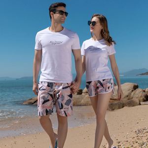 New Digital Print Couples <b>Swimsuit</b> Custom Cover-up Breathable Swimwear Hot Selling Beach Boxer Shorts - Product Image 1