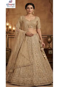 Lehenga de mariée moderne et élégant pour femmes, tenue de fête indienne brodée, séchage rapide, réversible, robe de créateur - Product Image 3