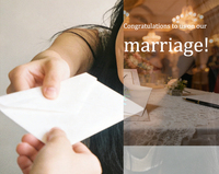 Tarjeta de felicitación de lujo personalizada con perlas moradas, invitación de boda, sobre y cinta de satén |   Papel Recubierto de Primera Calidad, Triple Pliegue, con Relieve Dorado