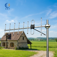 Antennes de communication Yagi extérieures UHF 400-480 MHz 12 dBi à polarisation verticale 50 ohms 8 éléments avec connecteur N femelle