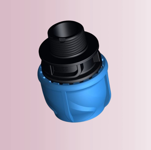 ตัวแปลงเกลียวตัวผู้แบบเรียบทำจากพลาสติก PP ขั้นสูงเกรดมืออาชีพ63มม. x 2นิ้ว - Product Image 4