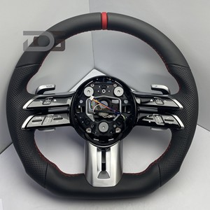 <span class=keywords><strong>Volante</strong></span> Deportivo Plano de Fibra de Carbono LED para <span class=keywords><strong>Mercedes</strong></span>-Benz <span class=keywords><strong>AMG</strong></span> C63 GT C43 C63 W221 S63 W205 W204 W213 <span class=keywords><strong>2020</strong></span>+ - Product Image 2