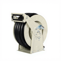 Carrete de manguera automático de 1 pulgada y 15 m de alta calidad con dispensador de combustible de resorte, tubería de hierro fundido de 220 V y 1.6 MPa de presión, modelo HR92, China Zhejiang