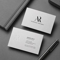Cartes de visite personnalisées en relief, cartes en papier épais de qualité supérieure avec logo débossé pour une image de marque professionnelle