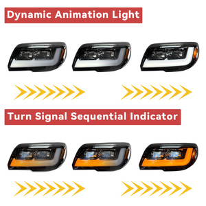 Phares LED HOSI pour Toyota <span class=keywords><strong>4Runner</strong></span> 4ème génération 2003-2009 – Amélioration des phares à LED avec 2 lentilles - Product Image 4