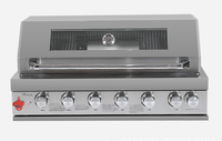 Barbecue professionnel à 5 brûleurs en acier inoxydable de haute qualité, alimenté au GPL avec éclairage LED, pour usage domestique - Vente en gros usine