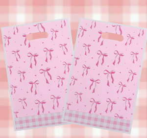 Bolsa de Plástico Rosa con Lazo de Dibujos Animados DAMAI al por Mayor, Linda Bolsa Pequeña para Regalos, Joyería, Ropa, Ideal para Halloween y Navidad - Product Image 5