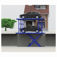 Ascenseur hydraulique à ciseaux de voiture personnalisé CE souterrain pour maison individuelle sous-sol garage dans une fosse cachée