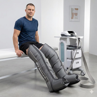 Masseur de jambes à brancher à domicile 2026 VU avec contrôle de la minuterie et télécommande sans fil pour le drainage lymphatique et la récupération