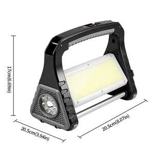 ยุนมัยไฟ LED ทำงาน 4000 ลูเมนส์พร้อมจอแสดงผลดิจิตอลสำหรับไฟฉายสำหรับตั้งแคมป์เดินป่า - Product Image 4