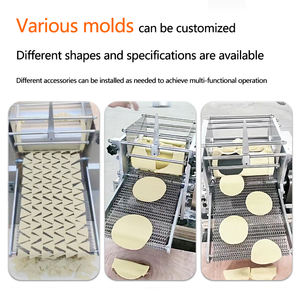 Máquina para Hacer Pan Pita Duradera, Máquina para Hacer Tortillas de Maíz, Máquina Multifuncional para Hacer Arepas, Tortillas y Naan para Restaurante - Product Image 3