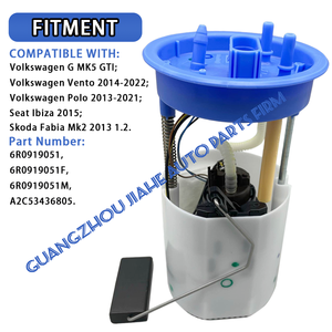 Conjunto de bomba de combustible 6R0919051F para Volkswagen G MK5 GTI Vento Polo Seat <span class=keywords><strong>Ibiza</strong></span> Skoda Fabia Mk2 OE A2C53436805 6R0919051 6R0919051M - Product Image 2
