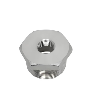 Trung Quốc Nhà cung cấp nhà máy bán hàng trực tiếp <span class=keywords><strong>ASME</strong></span> b16.11 Carbon thép CS A105 1 "giả mạo phụ kiện đường ống không đồng đều giảm Hex đầu ỐNg Lót - Product Image 1