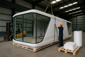 Capsule spatiale tout-en-un Living Pod pour le <span class=keywords><strong>logement</strong></span> étudiant ou les projets communautaires avec panneau sandwich et matériaux en acier - Product Image 6