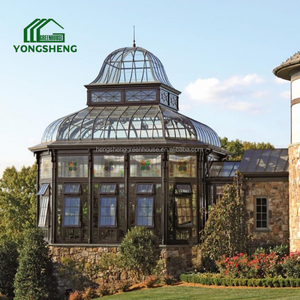 Serre de jardin Yongsheng personnalisée, moderne/traditionnelle, en acier galvanisé à chaud, verre trempé, écologique et facile à assembler - Product Image 3