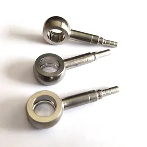 Raccordi a crimpare universali AN3 in acciaio inossidabile Banjo da 10.2mm con ghiera a crimpare - Product Image 1