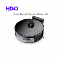 Aspirateur robot intelligent 3500Pa avec navigation gyroscopique, autonomie de 91-120 min, base de charge électrique 2600mAh pour la maison et l'hôtel